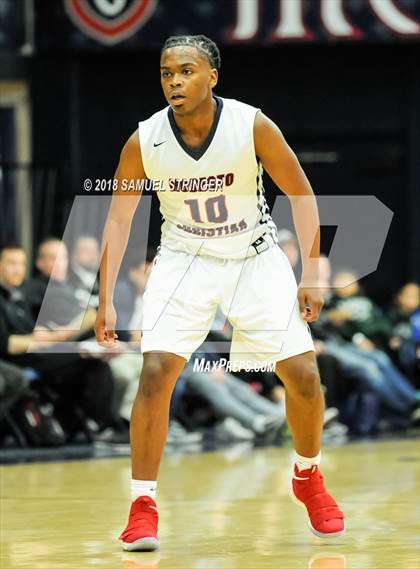 Thumbnail 1 in Modesto Christian vs. Salesian College Preparatory (MaxPreps MLK Classic) photogallery.