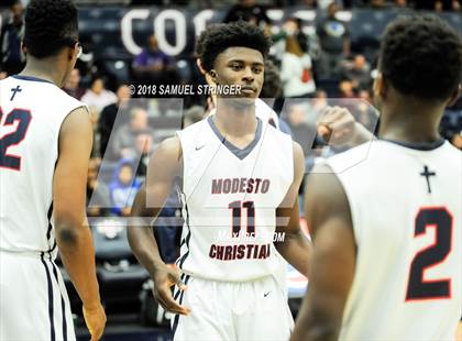 Thumbnail 3 in Modesto Christian vs. Salesian College Preparatory (MaxPreps MLK Classic) photogallery.