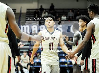 Thumbnail 2 in Modesto Christian vs. Salesian College Preparatory (MaxPreps MLK Classic) photogallery.