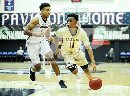 Thumbnail 3 in Modesto Christian vs. Salesian College Preparatory (MaxPreps MLK Classic) photogallery.