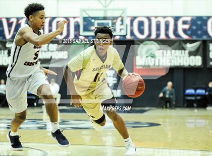 Thumbnail 2 in Modesto Christian vs. Salesian College Preparatory (MaxPreps MLK Classic) photogallery.