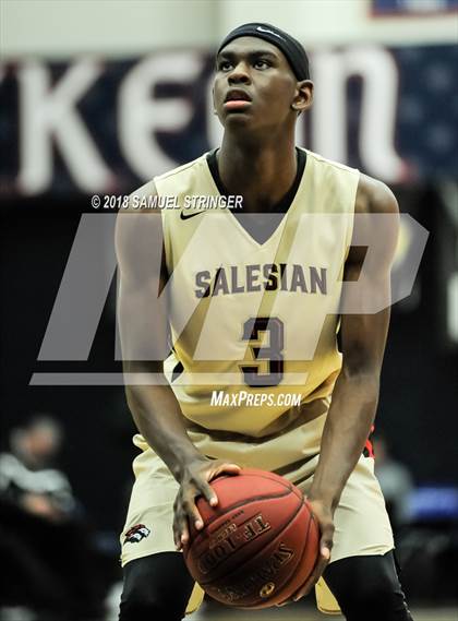 Thumbnail 2 in Modesto Christian vs. Salesian College Preparatory (MaxPreps MLK Classic) photogallery.