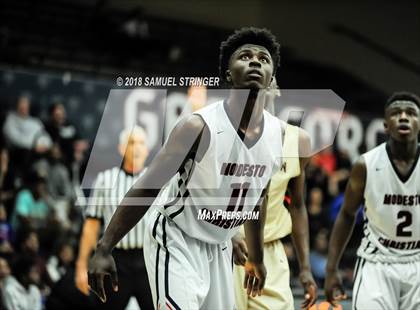 Thumbnail 3 in Modesto Christian vs. Salesian College Preparatory (MaxPreps MLK Classic) photogallery.
