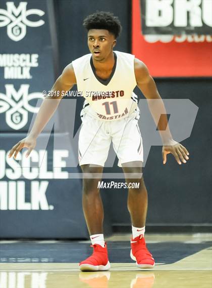 Thumbnail 2 in Modesto Christian vs. Salesian College Preparatory (MaxPreps MLK Classic) photogallery.
