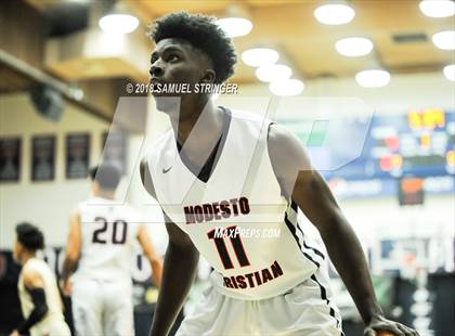 Thumbnail 2 in Modesto Christian vs. Salesian College Preparatory (MaxPreps MLK Classic) photogallery.