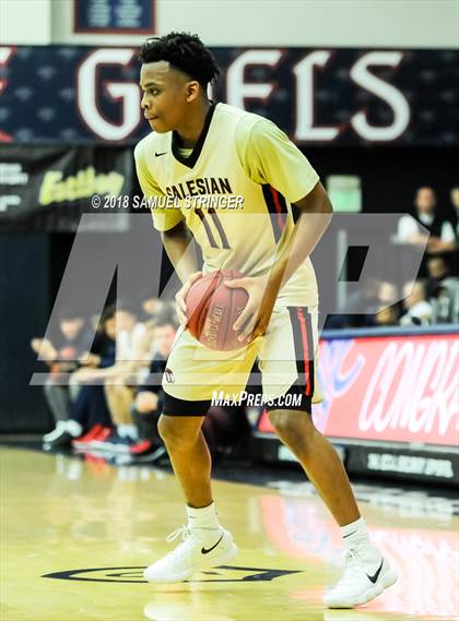 Thumbnail 1 in Modesto Christian vs. Salesian College Preparatory (MaxPreps MLK Classic) photogallery.
