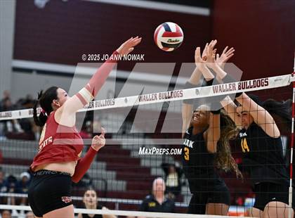 Thumbnail 2 in Klein Oak vs. Cypress Woods (Waller ISD Tournament) photogallery.