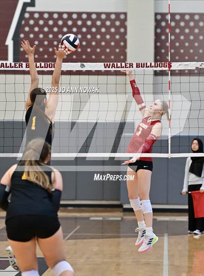 Thumbnail 2 in Klein Oak vs. Cypress Woods (Waller ISD Tournament) photogallery.