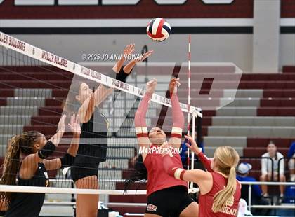Thumbnail 2 in Klein Oak vs. Cypress Woods (Waller ISD Tournament) photogallery.