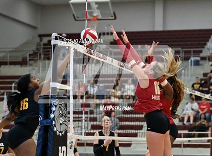 Thumbnail 2 in Klein Oak vs. Cypress Woods (Waller ISD Tournament) photogallery.