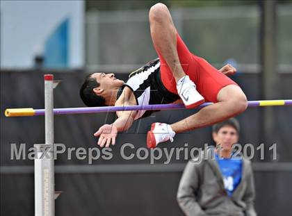 Thumbnail 1 in 44th Arcadia Invitational (Saturday Boys High Jump) photogallery.