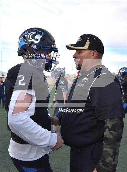 Thumbnail 2 in Spring Mountain vs. Pahranagat Valley (NIAA Class 1A Final)  photogallery.
