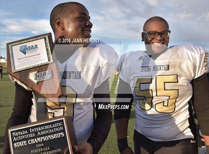 Thumbnail 2 in Spring Mountain vs. Pahranagat Valley (NIAA Class 1A Final)  photogallery.