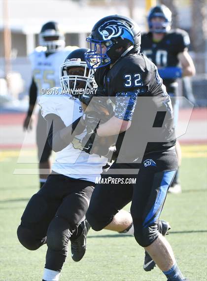 Thumbnail 2 in Spring Mountain vs. Pahranagat Valley (NIAA Class 1A Final)  photogallery.