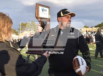 Thumbnail 2 in Spring Mountain vs. Pahranagat Valley (NIAA Class 1A Final)  photogallery.