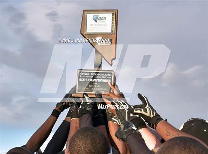 Thumbnail 2 in Spring Mountain vs. Pahranagat Valley (NIAA Class 1A Final)  photogallery.