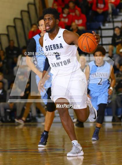 Thumbnail 1 in Centennial vs. Sierra Canyon (Tarkanian Classic) photogallery.