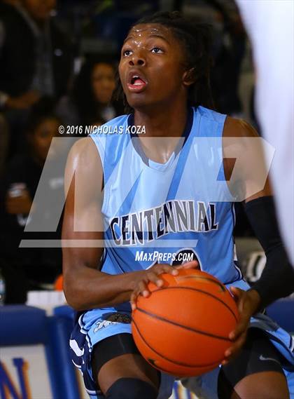 Thumbnail 2 in Centennial vs. Sierra Canyon (Tarkanian Classic) photogallery.