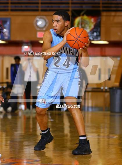 Thumbnail 1 in Centennial vs. Sierra Canyon (Tarkanian Classic) photogallery.