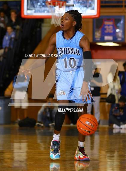 Thumbnail 2 in Centennial vs. Sierra Canyon (Tarkanian Classic) photogallery.