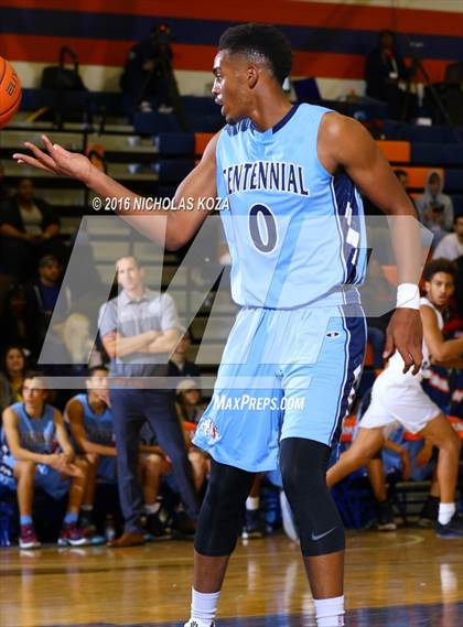 Thumbnail 1 in Centennial vs. Sierra Canyon (Tarkanian Classic) photogallery.