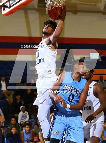 Thumbnail 3 in Centennial vs. Sierra Canyon (Tarkanian Classic) photogallery.
