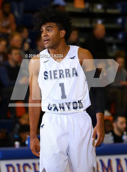 Thumbnail 1 in Centennial vs. Sierra Canyon (Tarkanian Classic) photogallery.