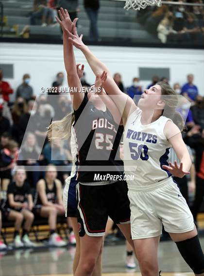 Thumbnail 2 in Boise @ Timberline (IHSAA 5A District Playoff) photogallery.