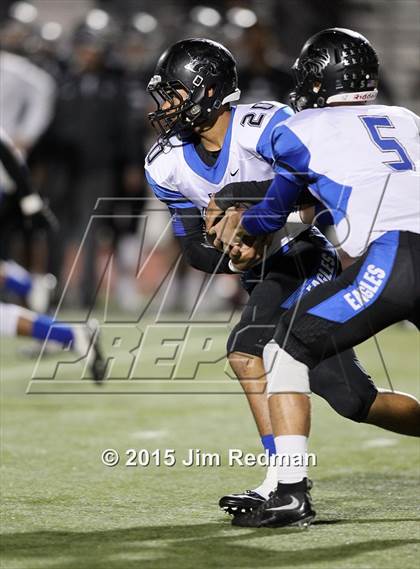 Thumbnail 3 in Cedar Creek @ Vandegrift (UIL 5A Bi-District Playoff) photogallery.