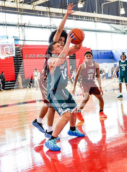 Thumbnail 1 in Maspeth Vs Brooklyn College Academy (NYC Elite 32 Pre-Season Tipoff) photogallery.