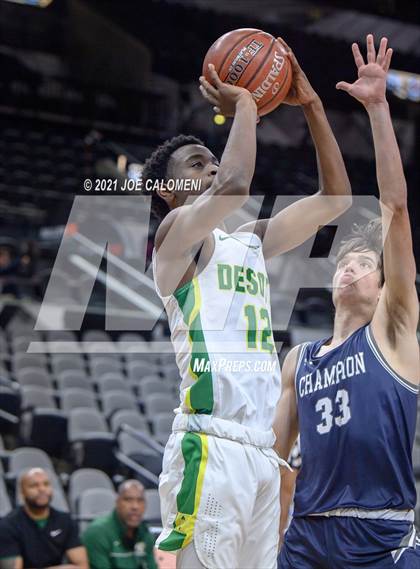 Thumbnail 2 in Boerne-Champion vs Desoto (Spurs High School Showcase) photogallery.
