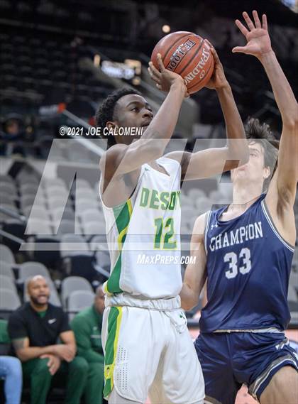 Thumbnail 1 in Boerne-Champion vs Desoto (Spurs High School Showcase) photogallery.