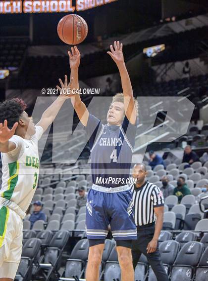 Thumbnail 2 in Boerne-Champion vs Desoto (Spurs High School Showcase) photogallery.