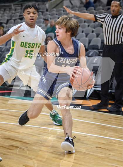 Thumbnail 2 in Boerne-Champion vs Desoto (Spurs High School Showcase) photogallery.