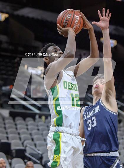 Thumbnail 3 in Boerne-Champion vs Desoto (Spurs High School Showcase) photogallery.