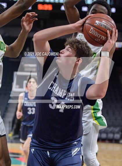 Thumbnail 2 in Boerne-Champion vs Desoto (Spurs High School Showcase) photogallery.