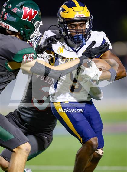 Thumbnail 2 in The Woodlands vs Nimitz (UIL 6A Football D1 Bi-District Playoffs) photogallery.