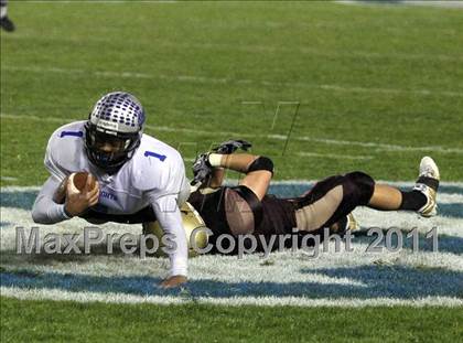 Thumbnail 2 in Brookside Christian vs. Bishop's (CIF State D4 Final) photogallery.