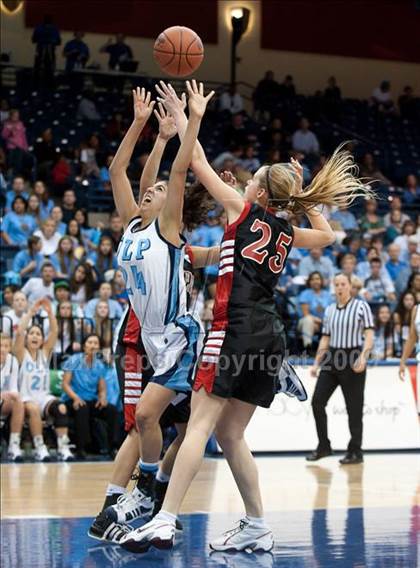 Thumbnail 3 in Canyon Crest Academy vs Our Lady of Peace (CIF SDS D3 Final) photogallery.