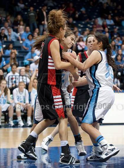 Thumbnail 2 in Canyon Crest Academy vs Our Lady of Peace (CIF SDS D3 Final) photogallery.