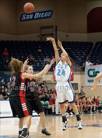 Thumbnail 3 in Canyon Crest Academy vs Our Lady of Peace (CIF SDS D3 Final) photogallery.