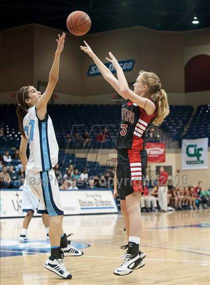 Thumbnail 1 in Canyon Crest Academy vs Our Lady of Peace (CIF SDS D3 Final) photogallery.