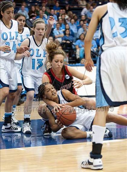 Thumbnail 3 in Canyon Crest Academy vs Our Lady of Peace (CIF SDS D3 Final) photogallery.