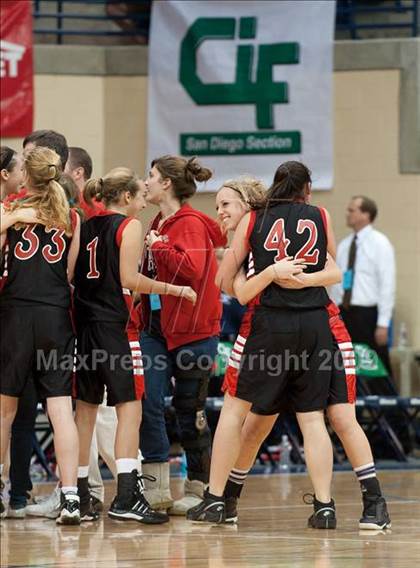 Thumbnail 2 in Canyon Crest Academy vs Our Lady of Peace (CIF SDS D3 Final) photogallery.
