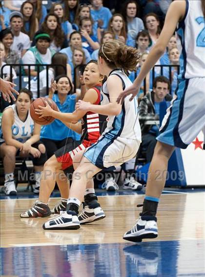 Thumbnail 1 in Canyon Crest Academy vs Our Lady of Peace (CIF SDS D3 Final) photogallery.