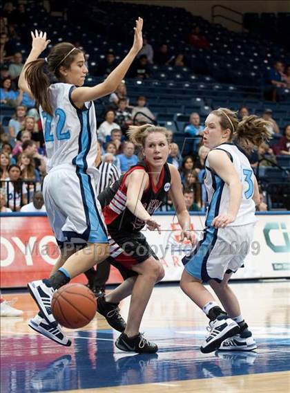 Thumbnail 3 in Canyon Crest Academy vs Our Lady of Peace (CIF SDS D3 Final) photogallery.