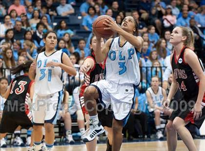 Thumbnail 3 in Canyon Crest Academy vs Our Lady of Peace (CIF SDS D3 Final) photogallery.