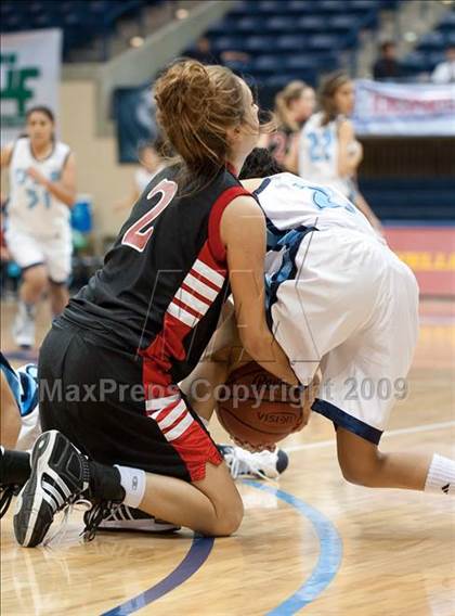 Thumbnail 3 in Canyon Crest Academy vs Our Lady of Peace (CIF SDS D3 Final) photogallery.