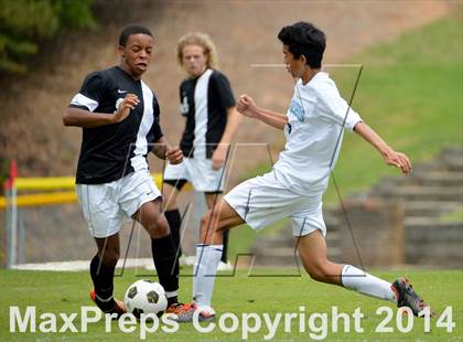 Thumbnail 3 in Brashier Middle College Charter @ Christ Church Episcopal (SCHSL 1A 3rd Round Playoff) photogallery.