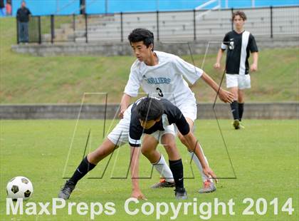 Thumbnail 2 in Brashier Middle College Charter @ Christ Church Episcopal (SCHSL 1A 3rd Round Playoff) photogallery.